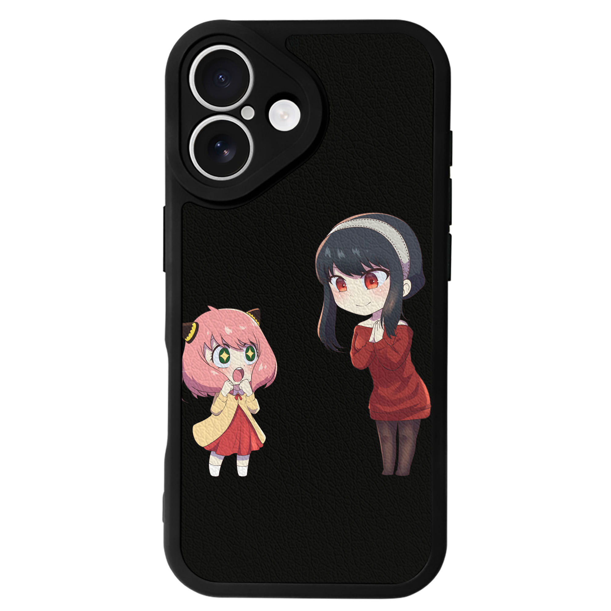 （画像用） SPY×FAMILY间谍家家酒 【iPhone 16シリーズ対応】シリコンスマホケース（レザー調） 材質：シリコン